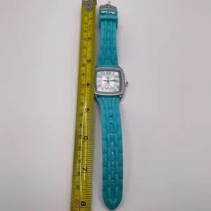 Judith Ripka Silicone Band Dual Time Watch Judith Ripka | Accessories | Judith Ripka Silicone Band Dual  main image 2